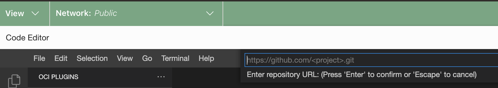Fornire l'URL del repository in GitHub.