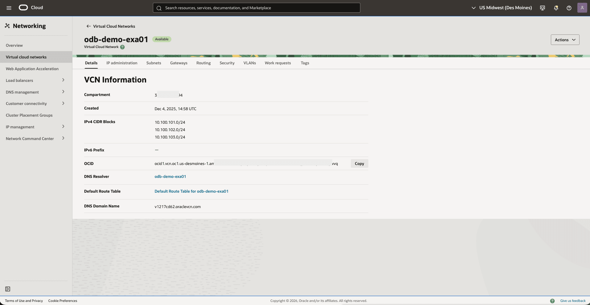 Questo screenshot mostra come passare al collegamento Resolver DNS.