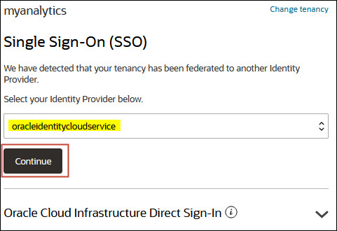 Segue la descrizione di console_oac_signin.jpg