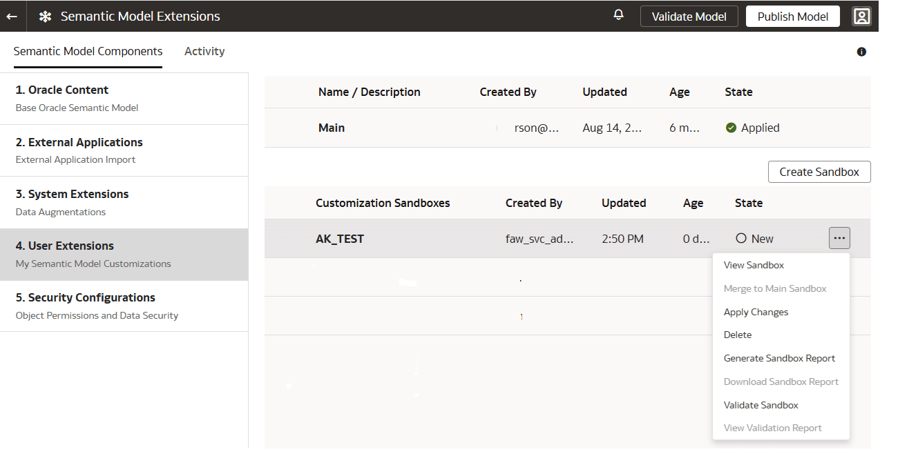 Segue la descrizione di validate-sandbox.png