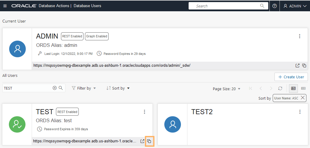 Segue la descrizione di adb_database_actions_user_access.png