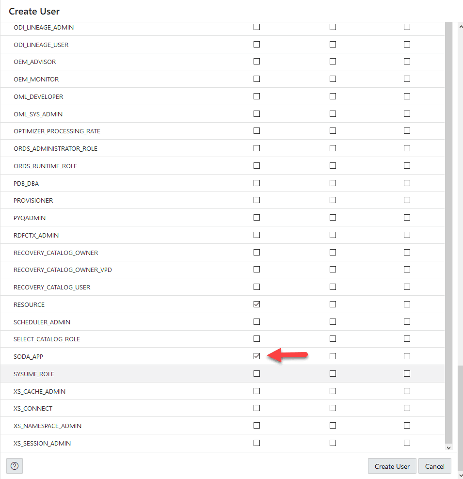 Segue la descrizione di database_actions_grant_roles_for_mongodb_use.png