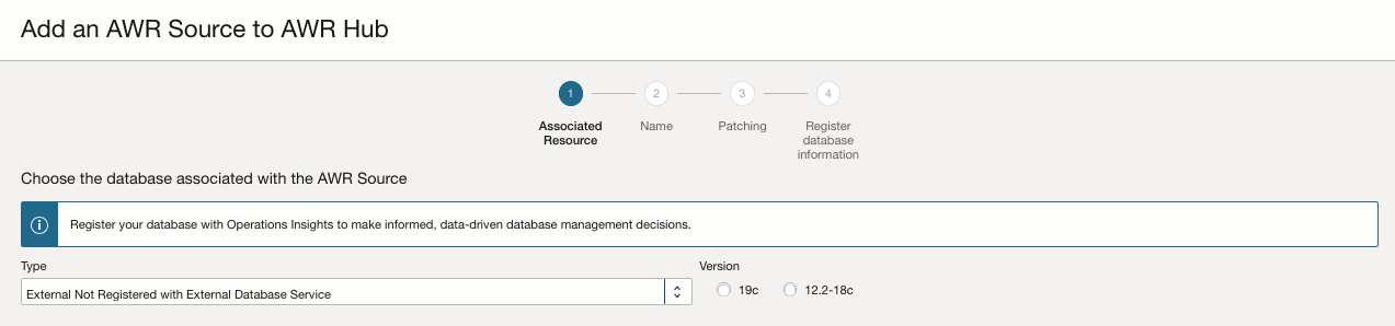 Aggiunta di un database esterno Aggiunta di un database esterno
