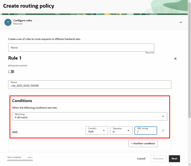Segue la descrizione dell'immagine waf-load-create-routingpolicy.png Segue la descrizione dell'immagine waf-load-create-routingpolicy.png