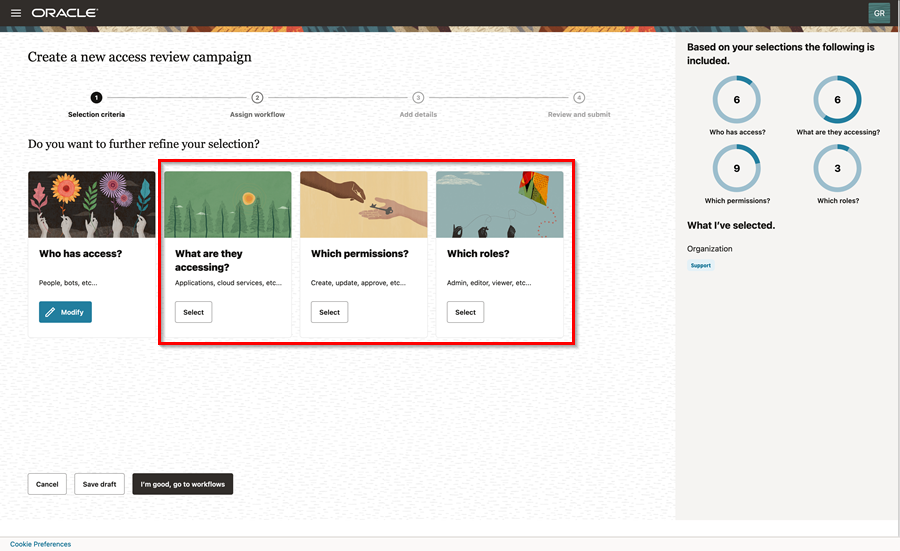 Seleziona dimensione successiva