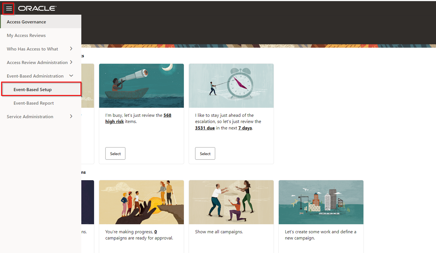 Passa a Impostazione basata su eventi