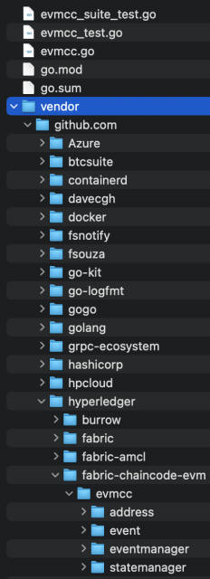 Acquisizione dello schermo che mostra la struttura di directory modificata descritta nei passi precedenti.
