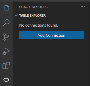 EXPLORER TABELLE DI Oracle NoSQL DB