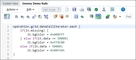 Esempio di script