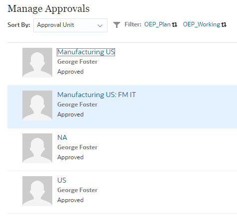 Gestisci approvazione