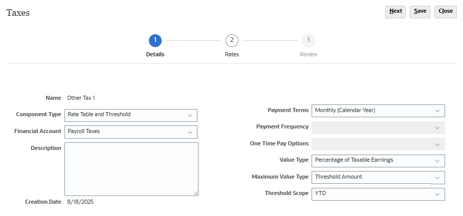 Dettagli relativi ai benefit