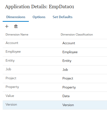 Opzioni dell'applicazione