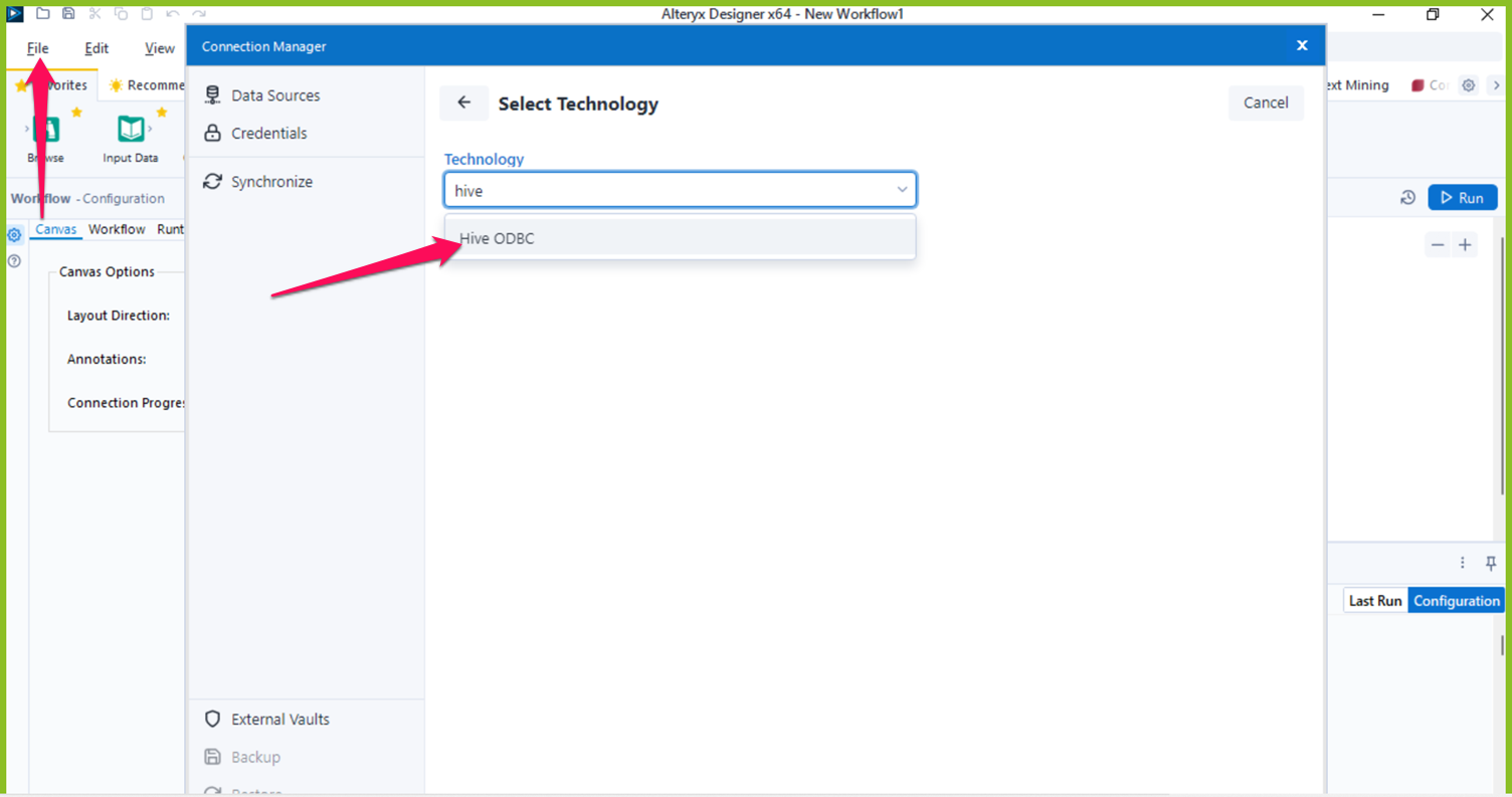Gestisci connessione