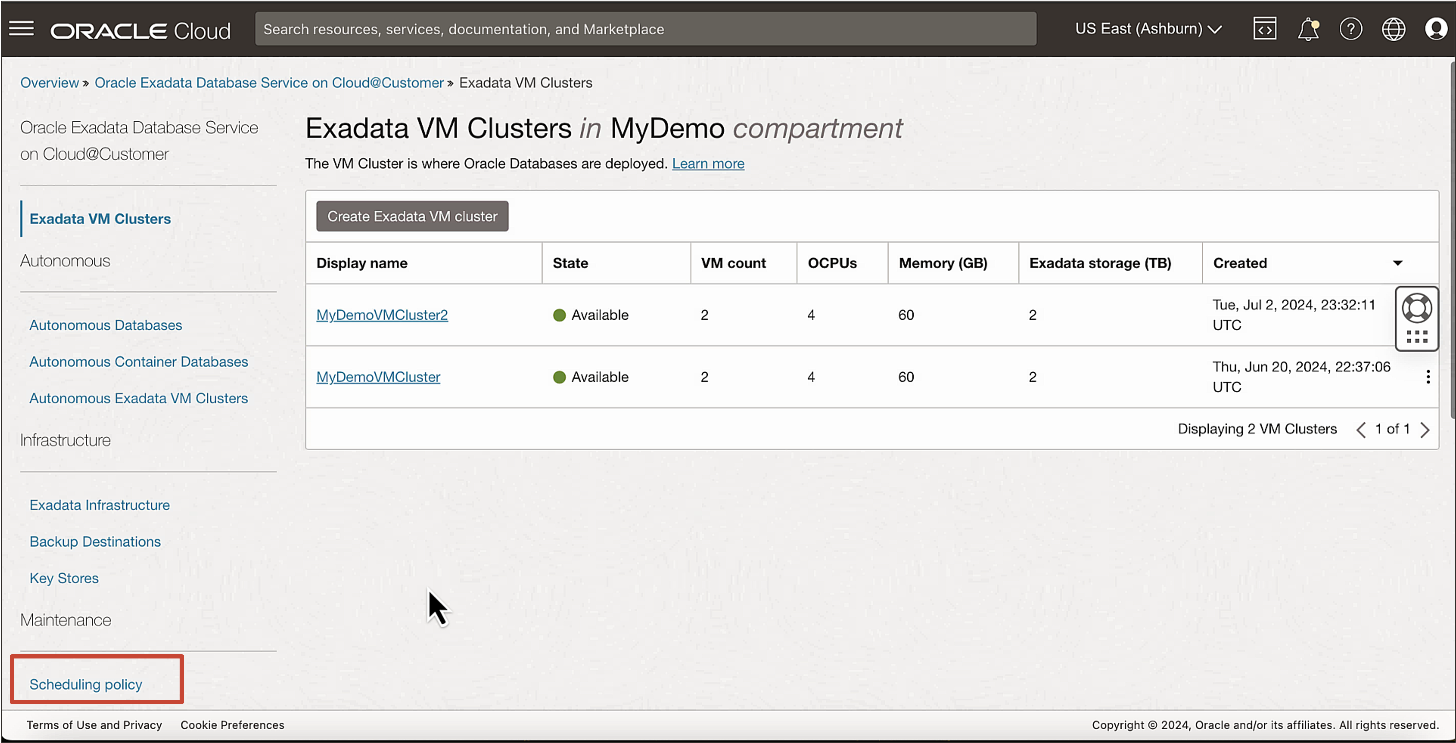 Immagine che mostra il criterio di pianificazione