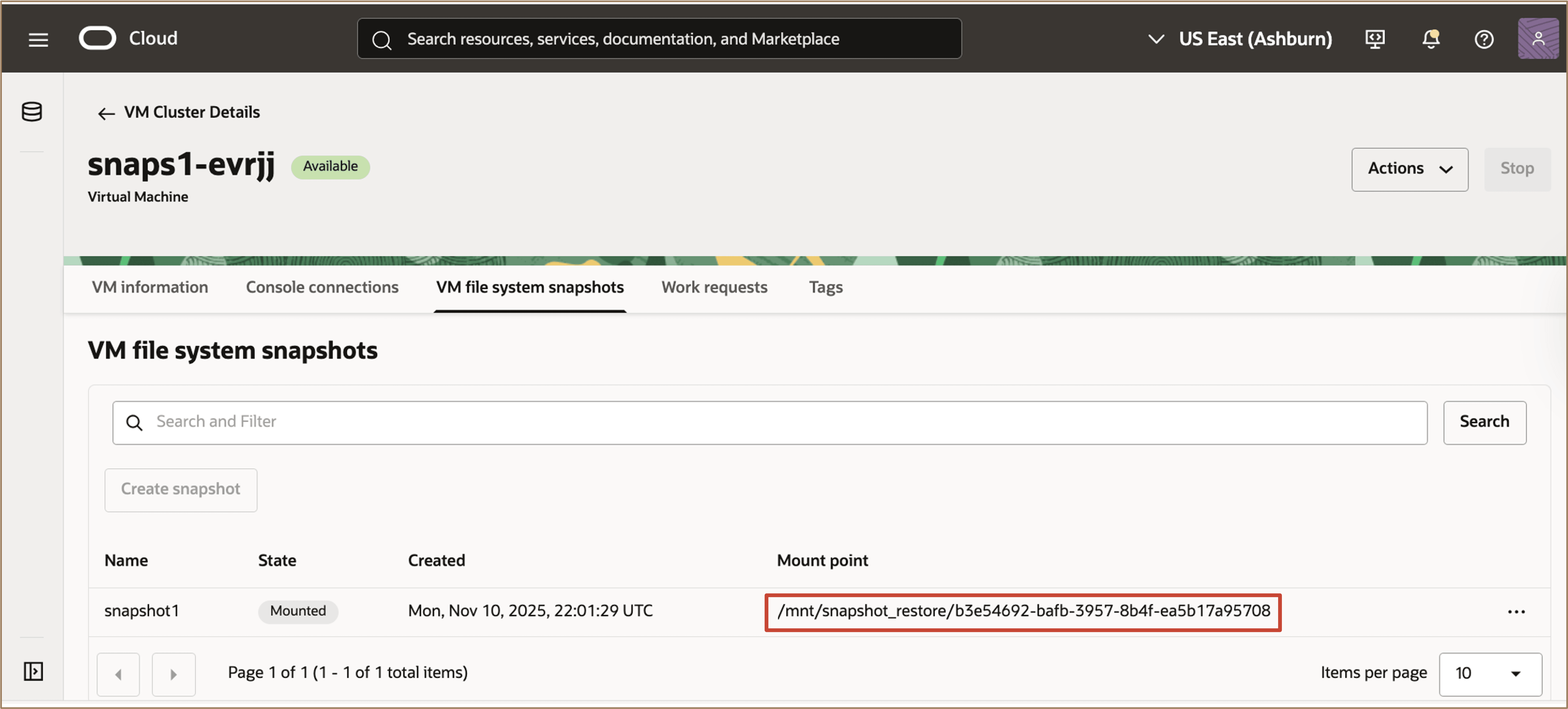Immagine che mostra la posizione del punto di attivazione
