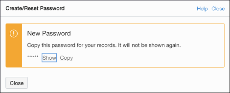 Immettere una password