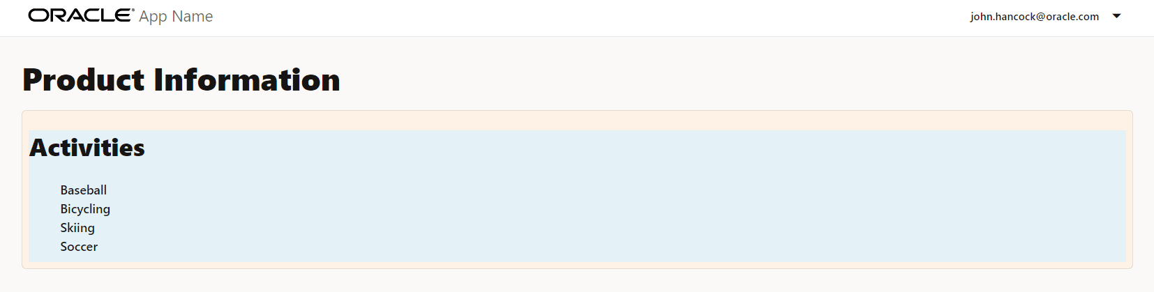 Container padre 1 e container attività