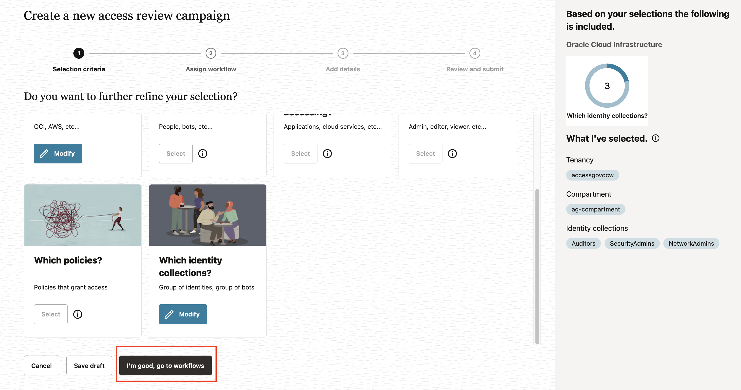 Home page Access Governance