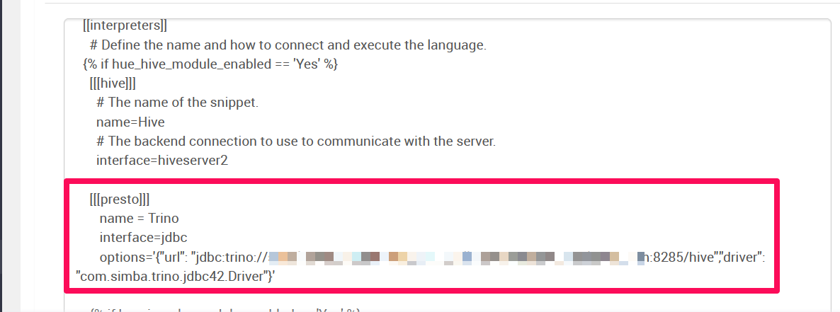 Modifica configurazione tonalità