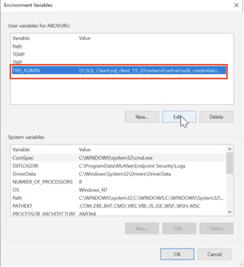 Scaricamento di un wallet