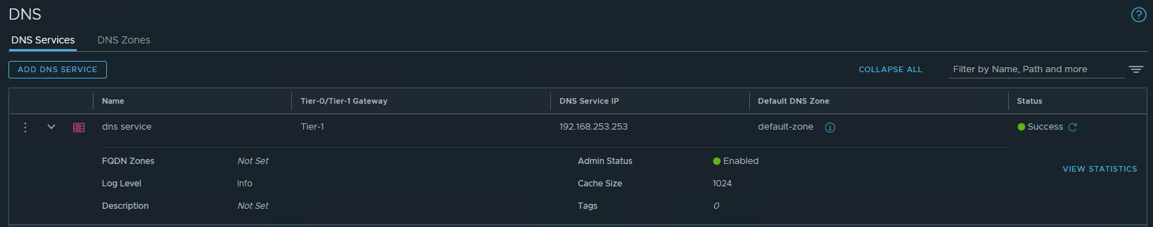 Aggiungi host a schema DR