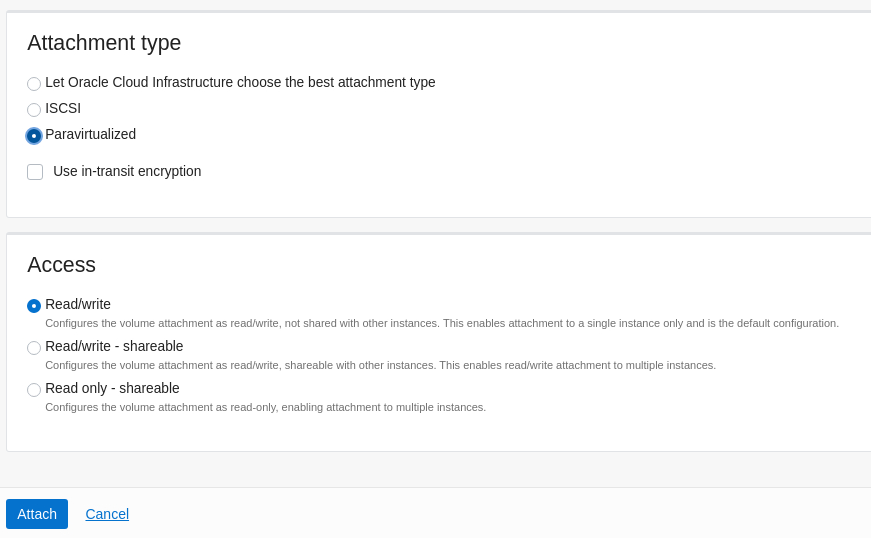Allega impostazioni tipo
