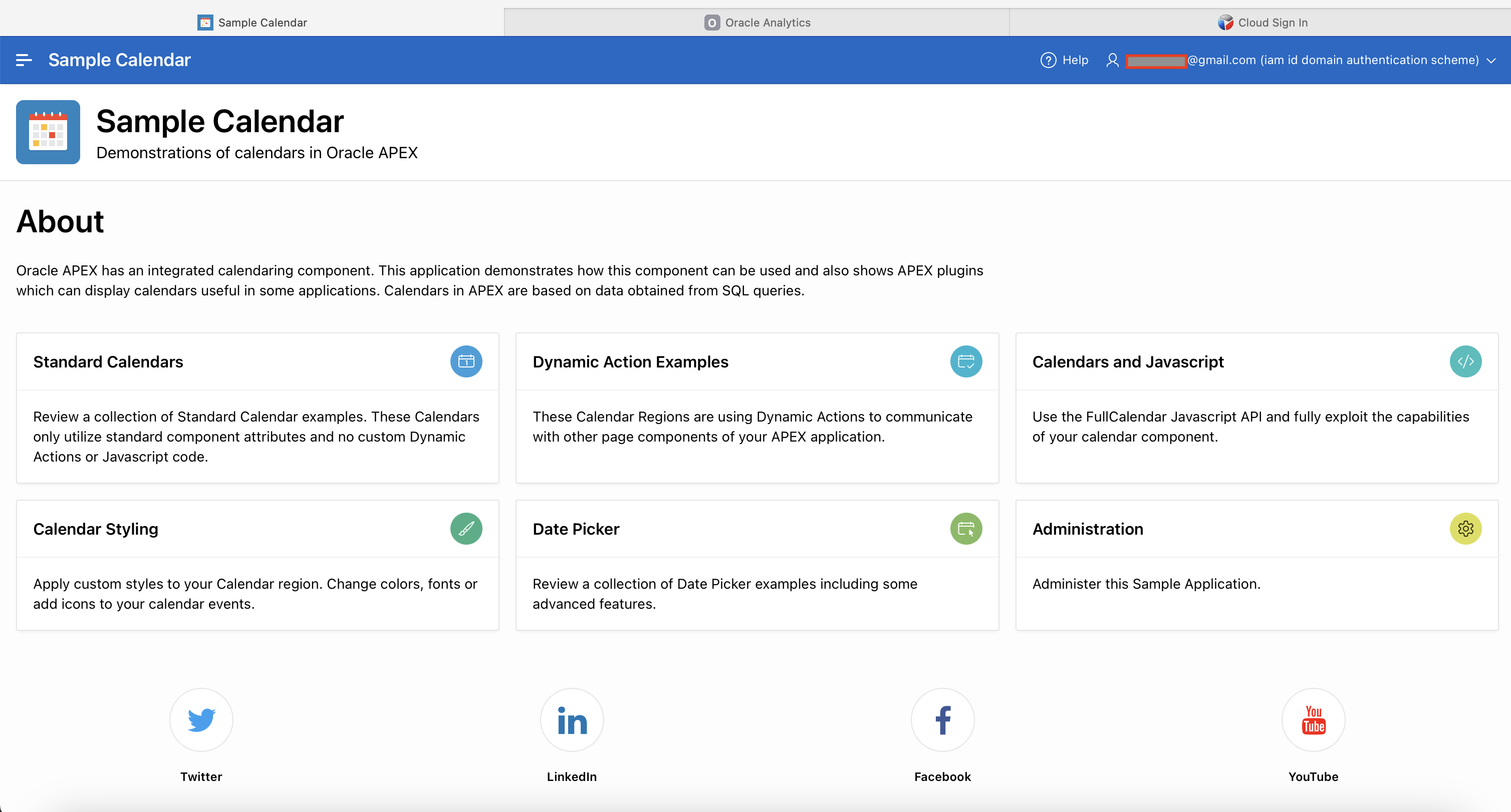 Accesso APEX consentito