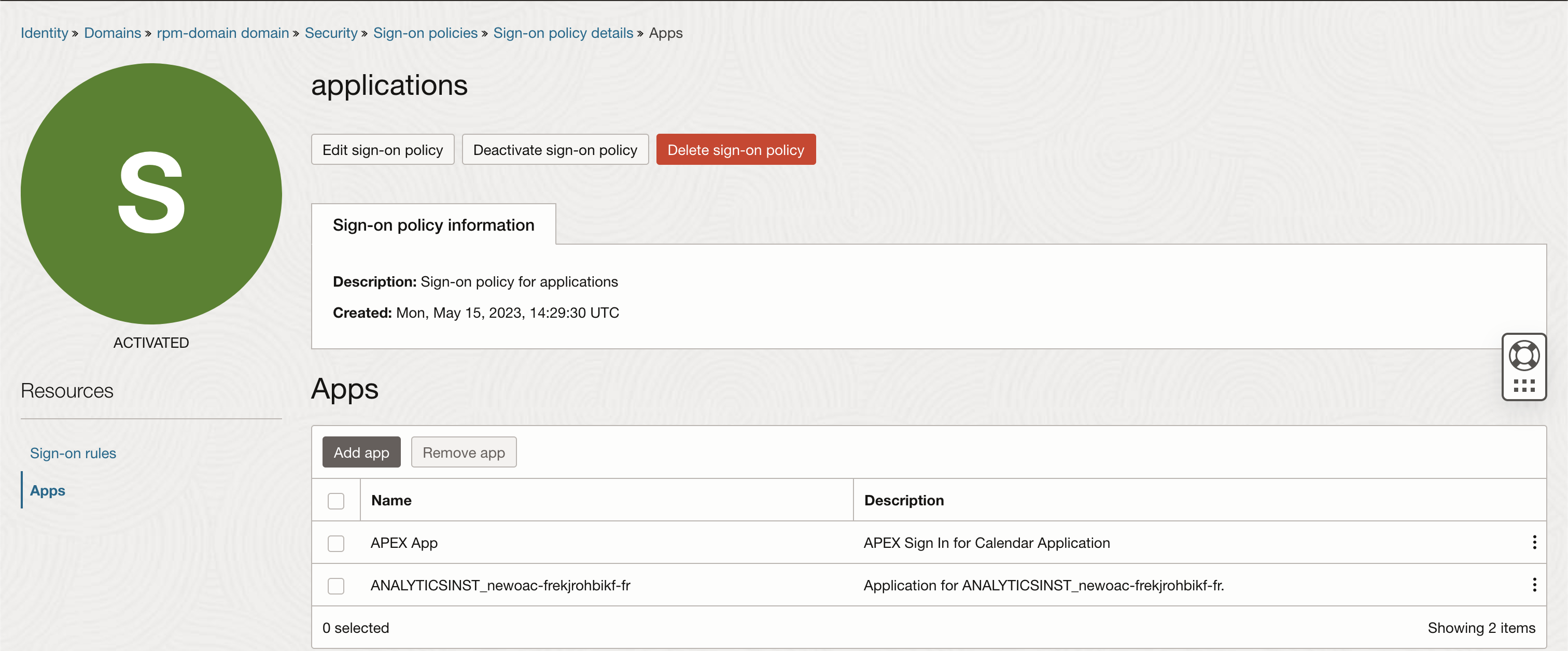 Aggiungi applicazione