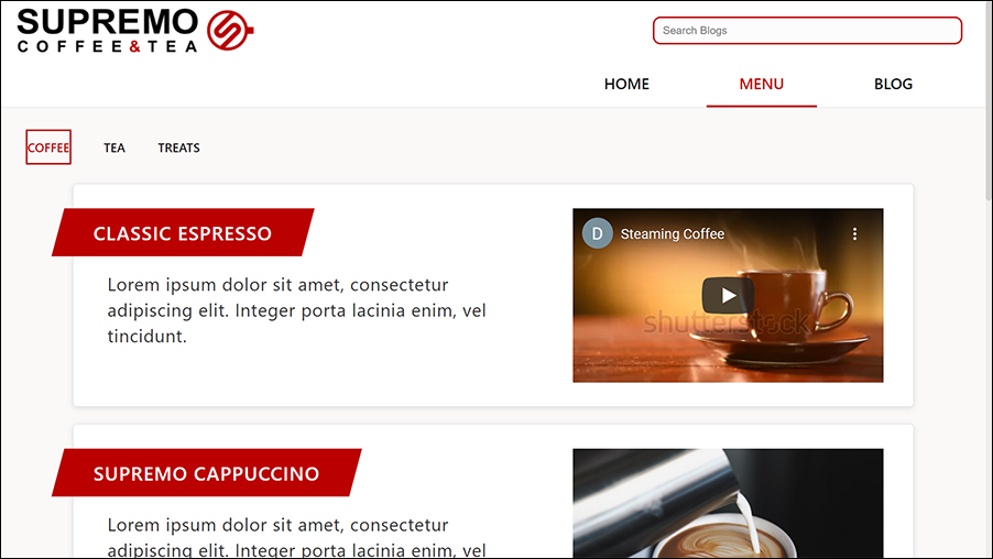 Segue una descrizione dell'immagine menu_page.png