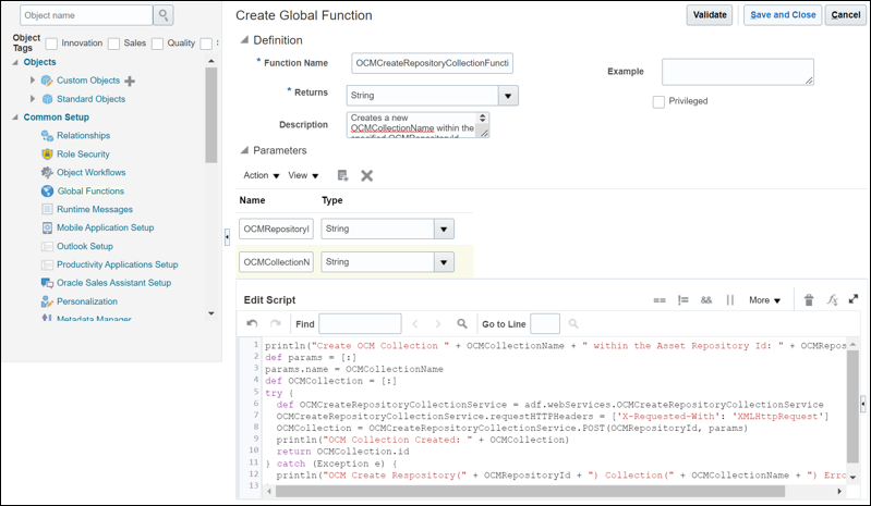 Segue la descrizione di createrepocollection.png Segue la descrizione di createrepocollection.png