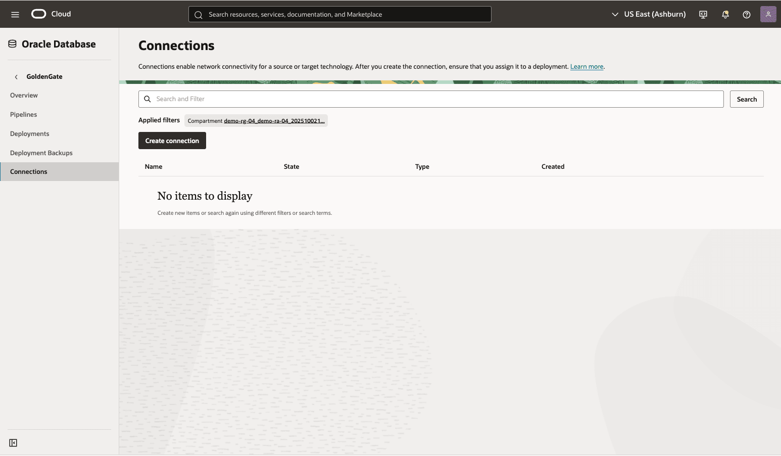 このスクリーンショットは、データベース接続の作成方法を示しています。