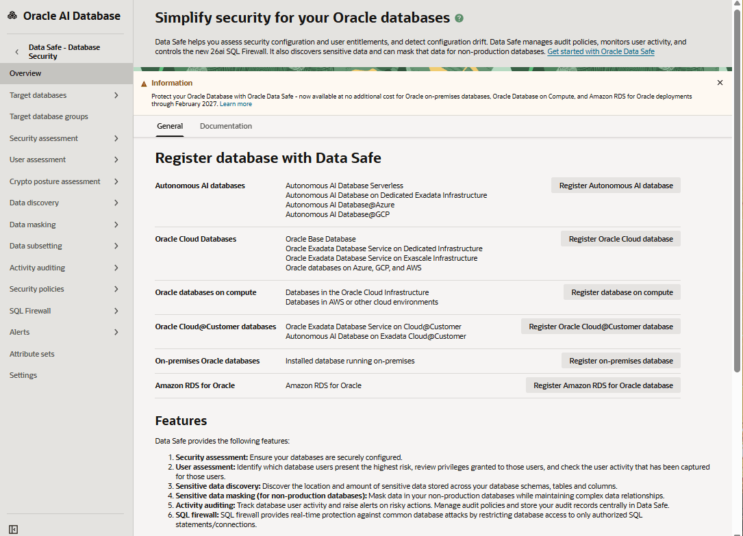 Oracle Data Safeの概要