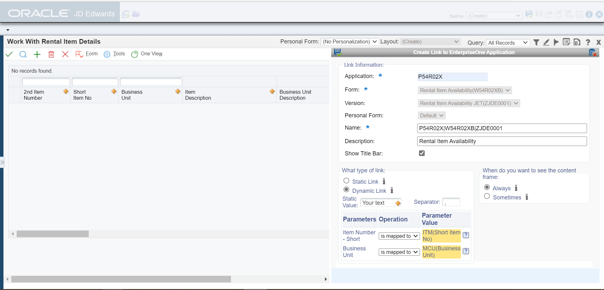 レンタル品目の在庫状況チャートを含むCaféOneレイアウトの例