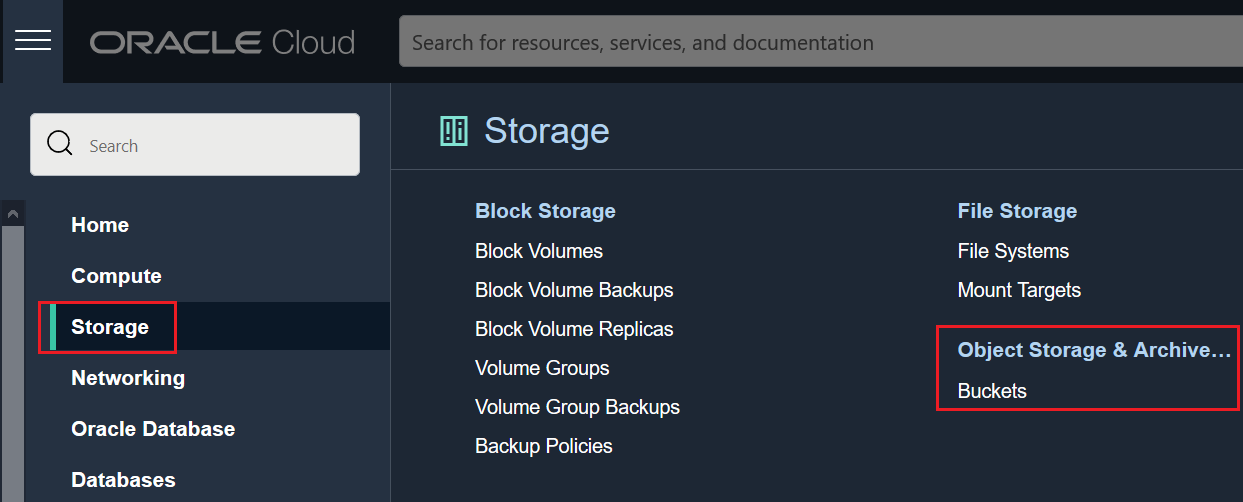 oci-storage-objstr.pngの説明が続きます