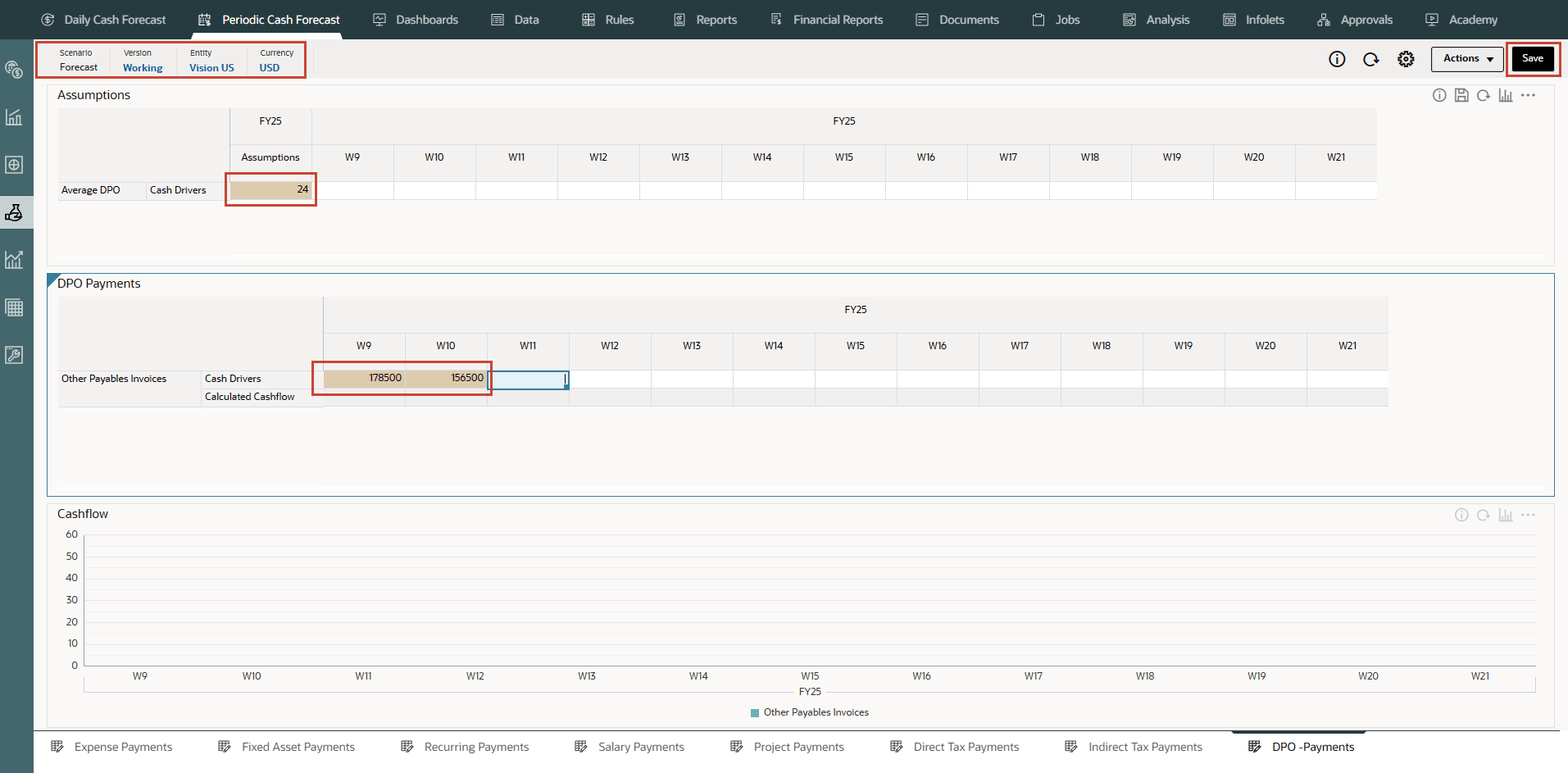 値のあるDPO支払フォーム
