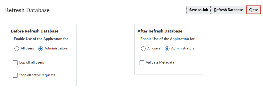 DBのリフレッシュが完了しました