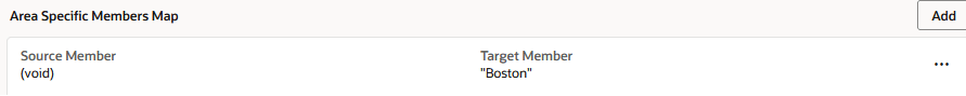 透過パーティションのマッピングのイメージ。ソースの"void"とターゲットの"Boston"を示しています