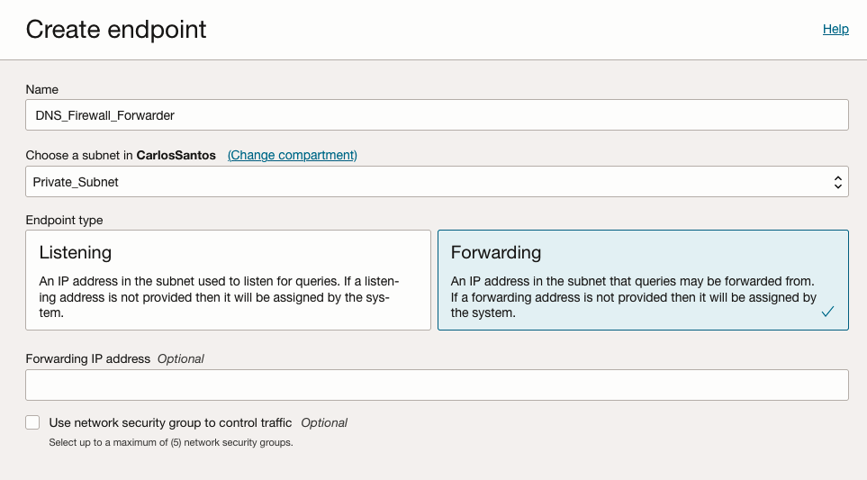 OCI_DNS-Forwarder_Creation