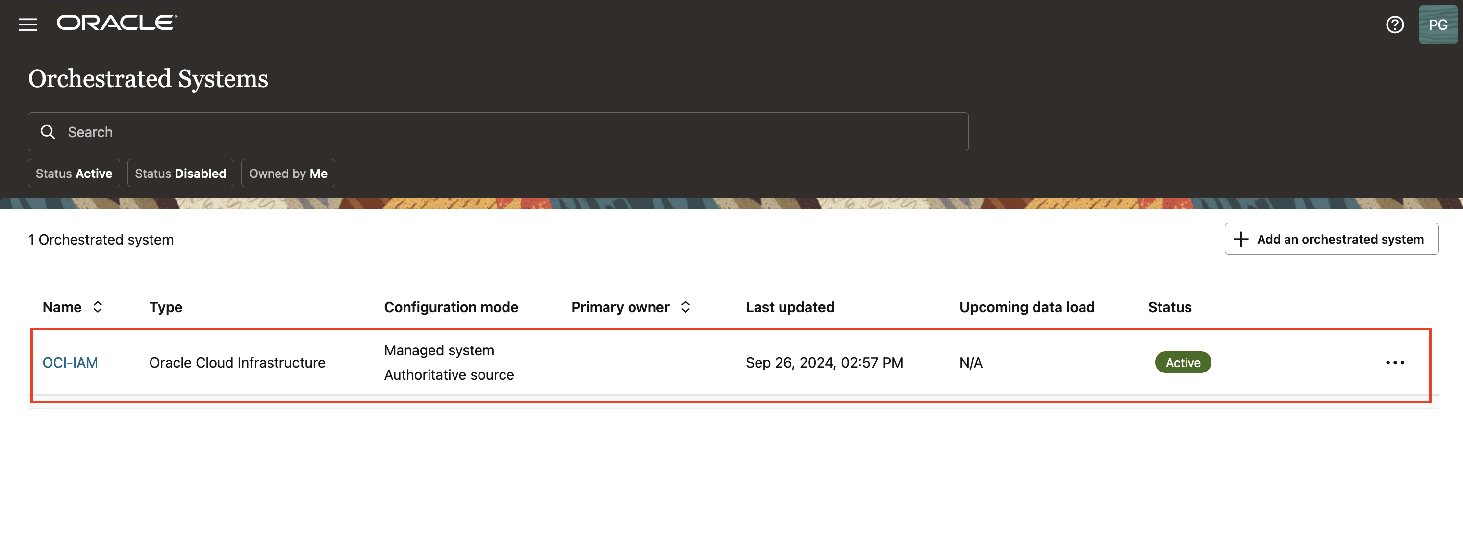 「コンパートメント」にナビゲートします。