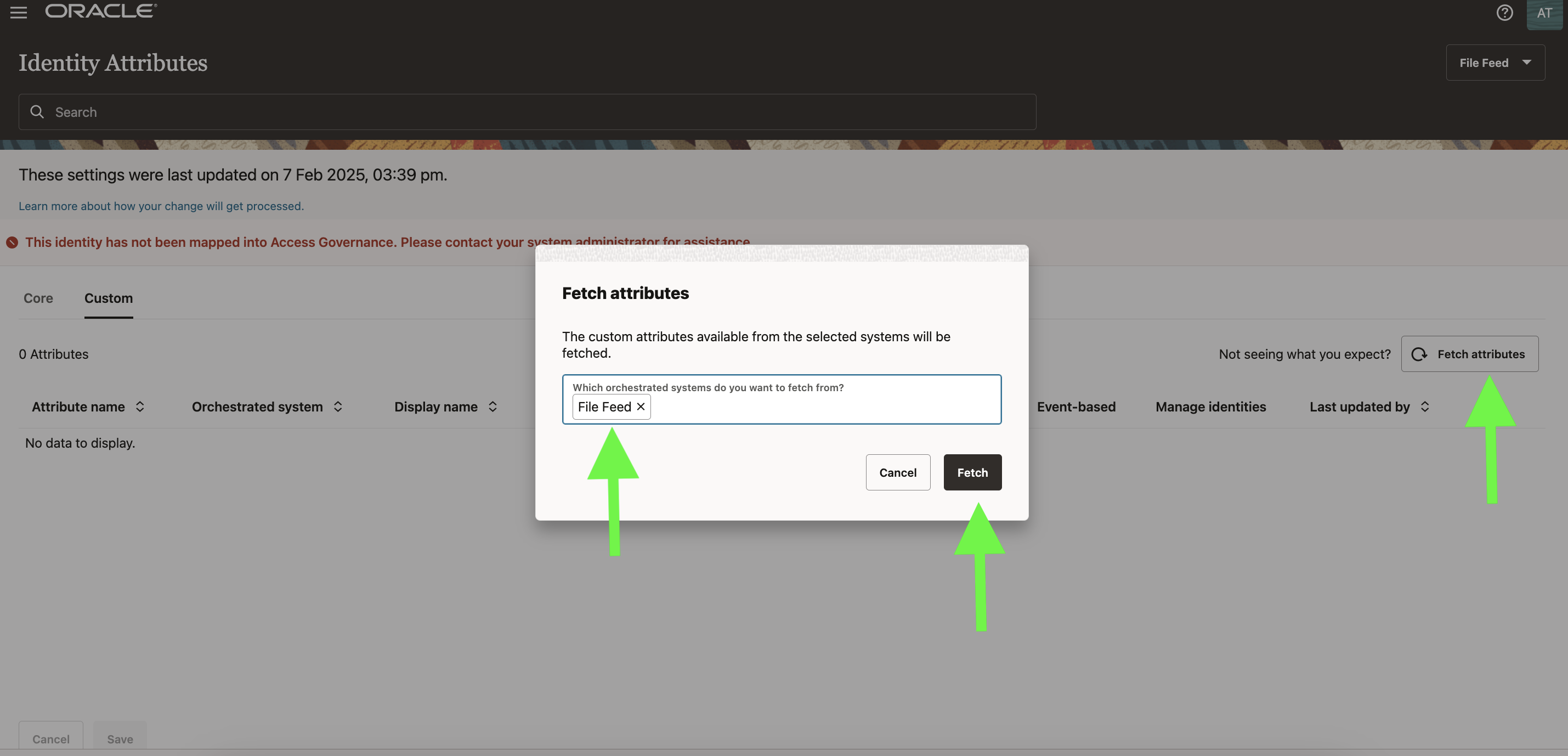 属性のフェッチ- I