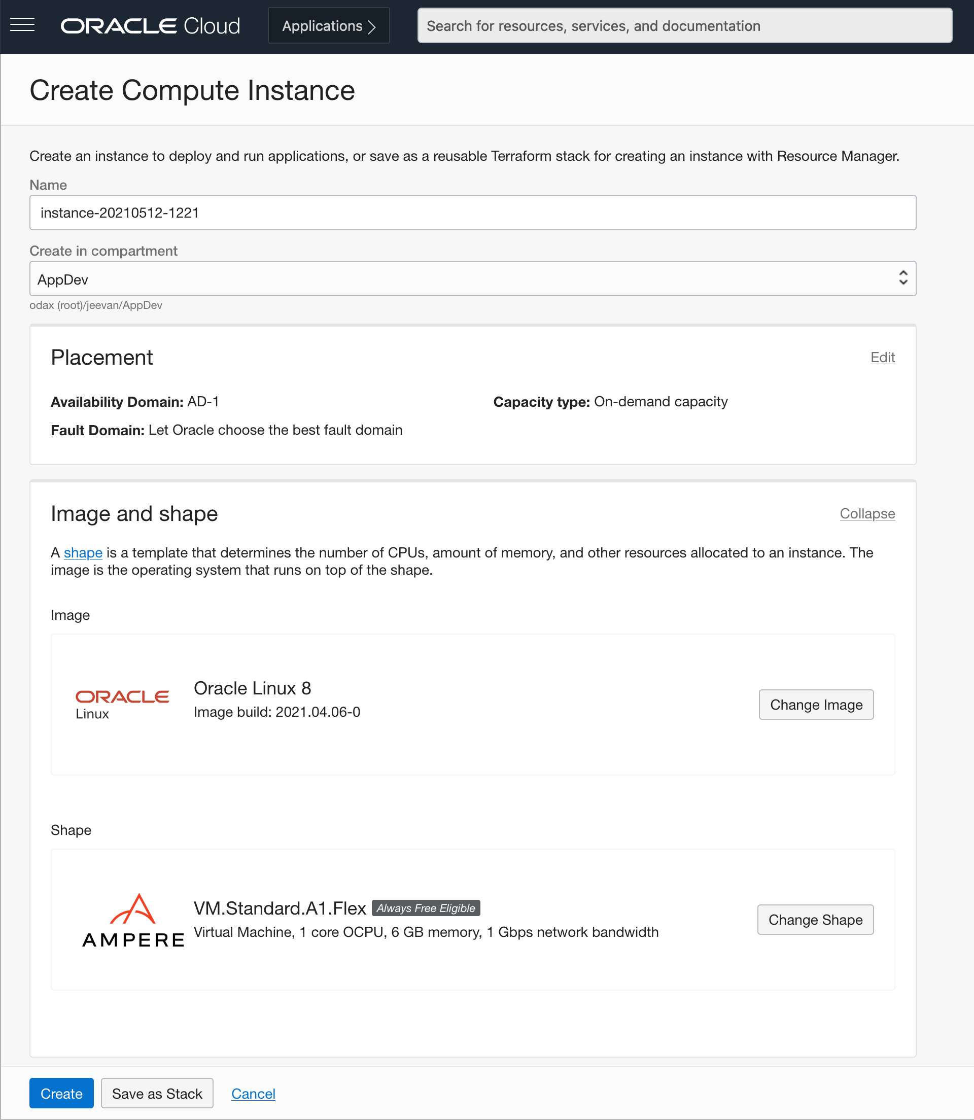 Oracle Cloud InfrastructureのアンペアA1でGraalVMを始める