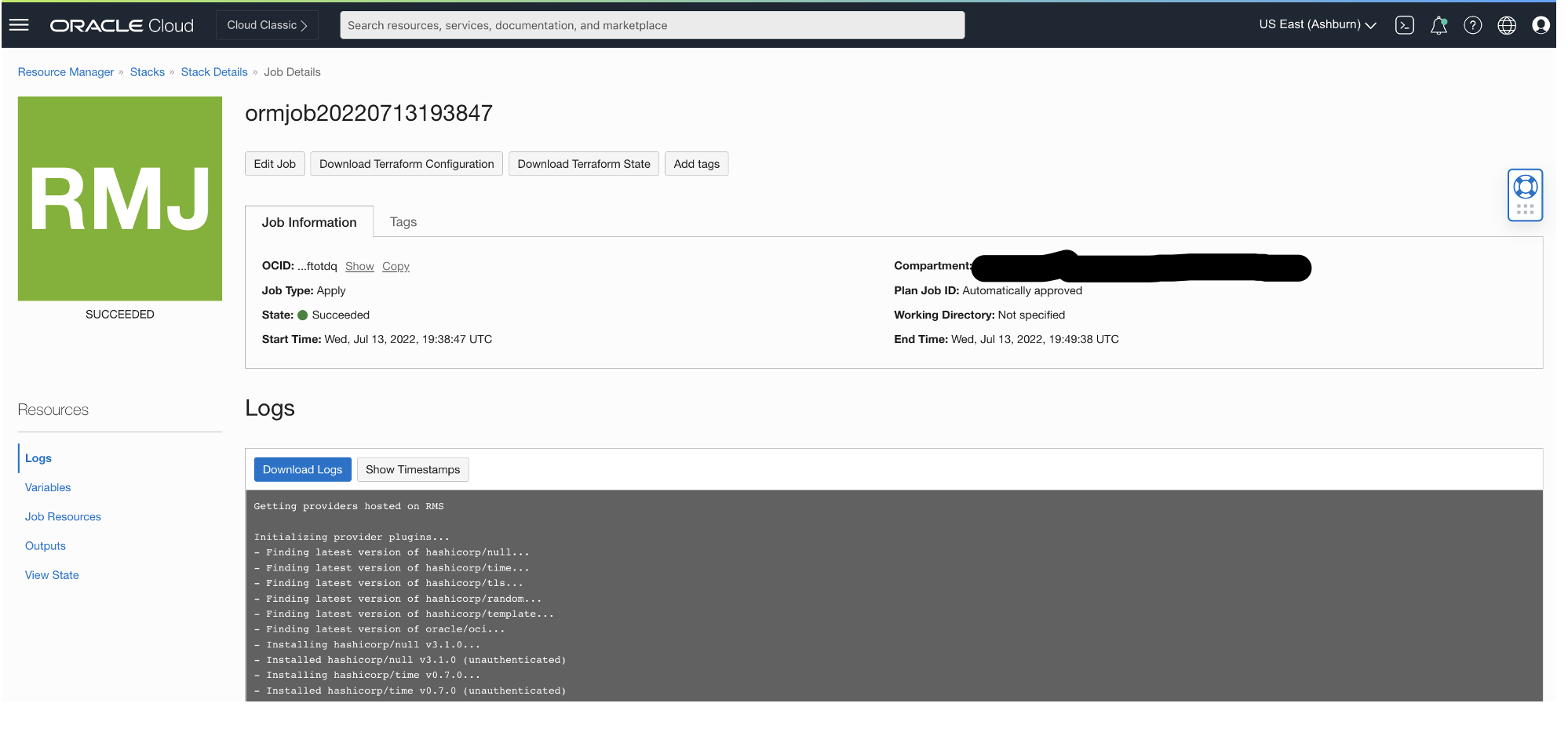 スタック・ジョブの成功