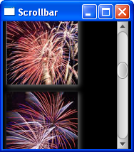 A scrollbar sample
