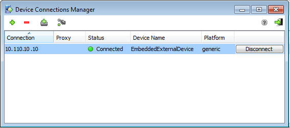 ip address of host running device manager