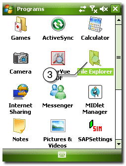 Click File Explorer