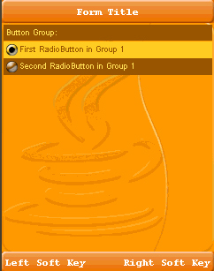 RadioButton Group with two buttons