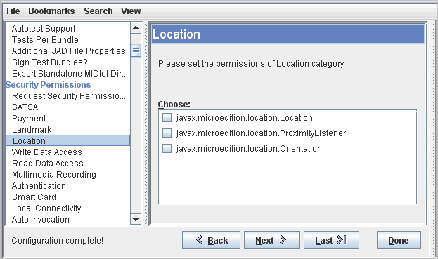 Example Permissions