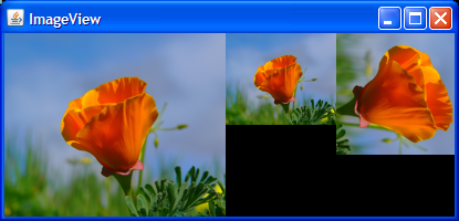 ImageViewの視覚的レンダリングの例