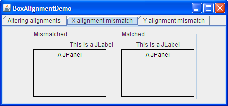 How To Use Boxlayout The Java Tutorials Creating A Gui