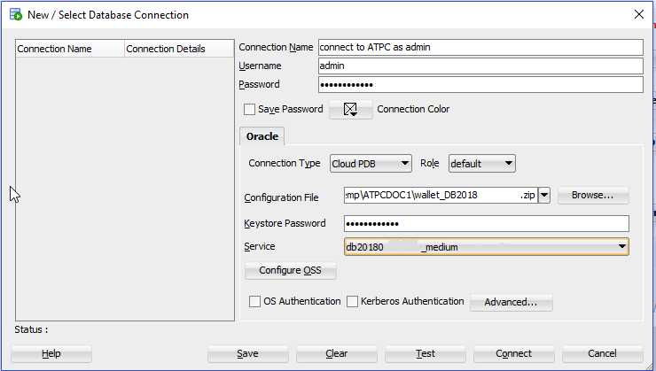 다음은 atpc_connect_sqldev17.png에 대한 설명입니다.
